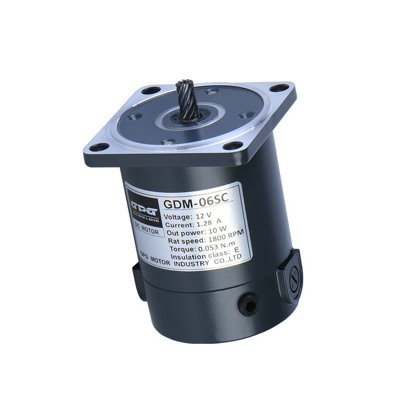GDM-06SC 10w Brush Gear Motor 12v 24v 1800rpm 3200rpm Match With 2gn3-300k Gearbox