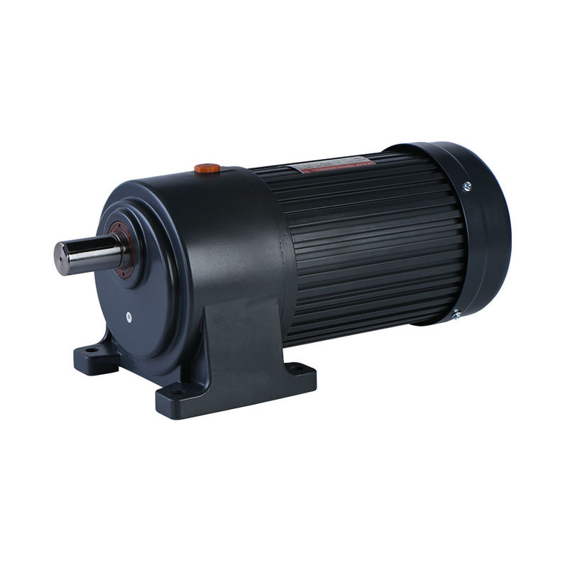 100w 0.125hp Electric Motor Gearbox 3 Phase Motor With Reduction Gearbox 18mm Shaft